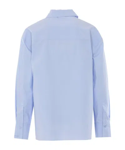 Twinset Button Long-sleeve Shirt In Multi