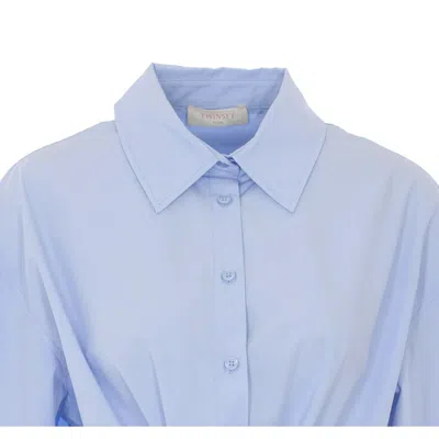 Twinset Button Long-sleeve Shirt In Multi