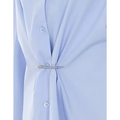 Twinset Button Long-sleeve Shirt In Multi