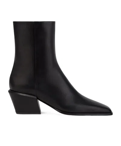 Paris Texas Bettina 50 Leather Ankle Boots In Black