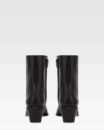 Paris Texas Bettina 50 Leather Ankle Boots In Black