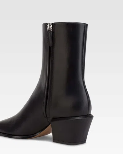 Paris Texas Bettina 50 Leather Ankle Boots In Black