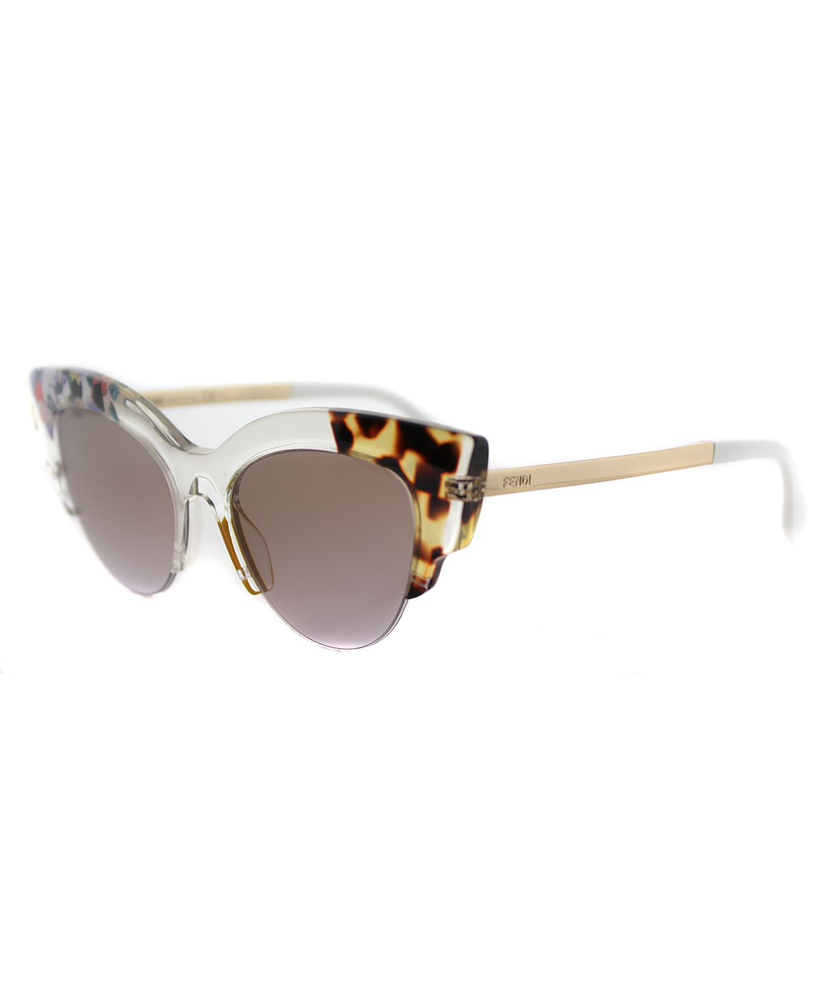 Fendi Jungle Cat-eye Plastic Sunglasses 