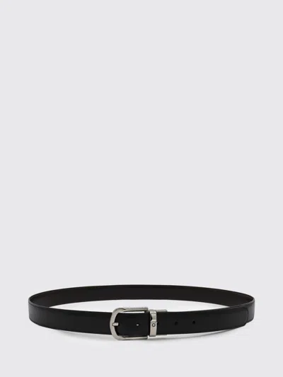 Montblanc Logo-detail Belt In Black
