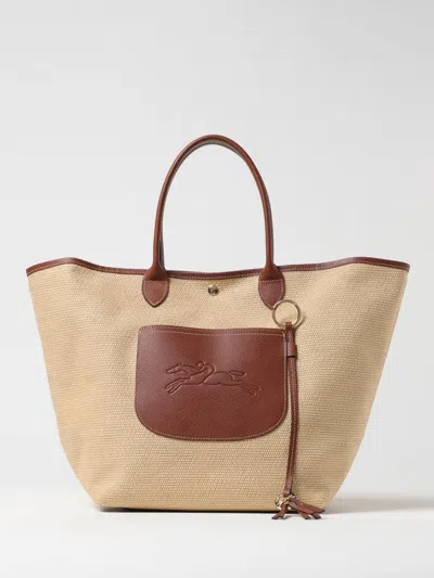 Longchamp Panier L Le Pliage Collection In Brown