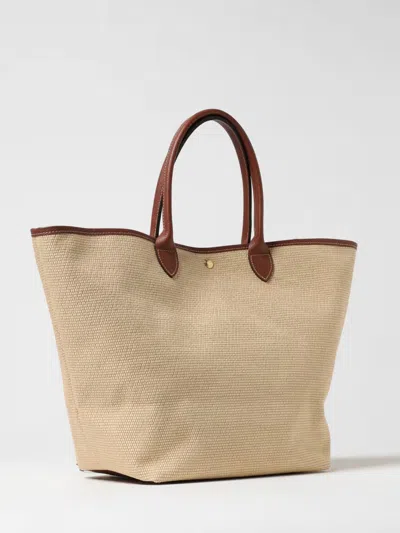 Longchamp Panier L Le Pliage Collection In Brown