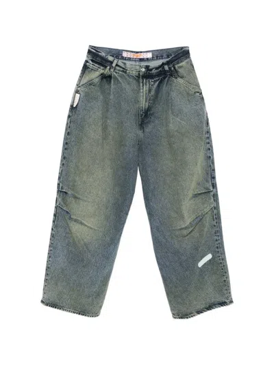 Pdf Front-pleat Jeans In Blue