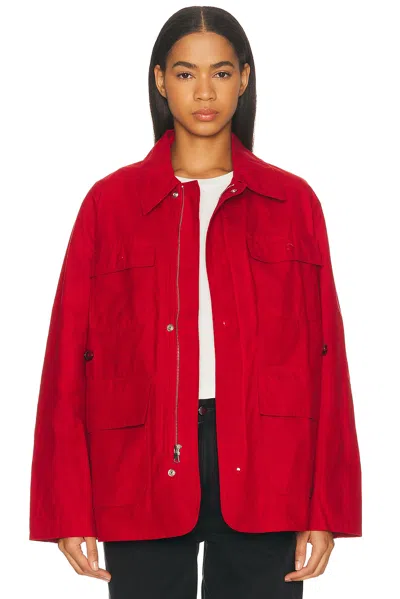 Bode Hunting Jacket In Red