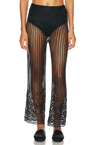 Bode Threadwork Pant In Black