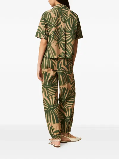 Twinset Printed Joggers In Multi