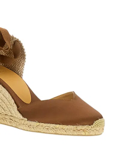 Castaã±er Wedge-hell Espadrilles In Brown