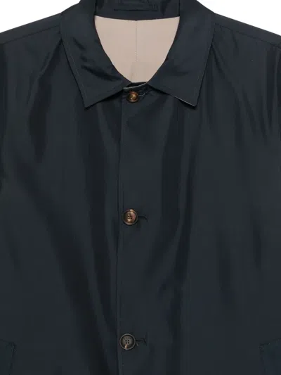 Kired Single-breasted Coat In Blue