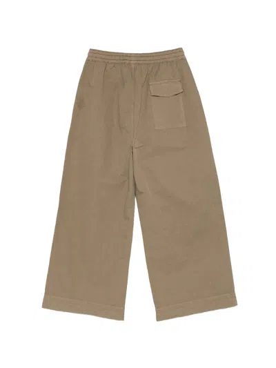 Ymc You Must Create Elasticated Trousers In Brown