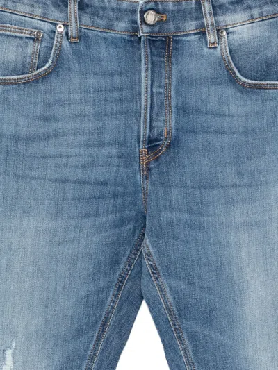 Pt Torino Distressed-effect Jeans In Blue