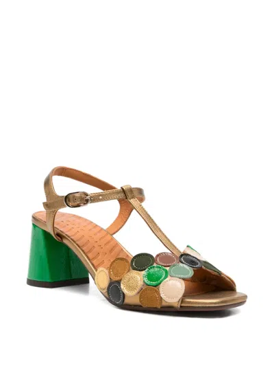 Chie Mihara Rycuse Metallic-effect Sandals In Multi