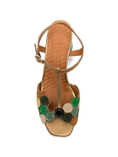 Chie Mihara Rycuse Metallic-effect Sandals In Multi