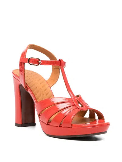 Chie Mihara Cafra Platform Sandals In Red