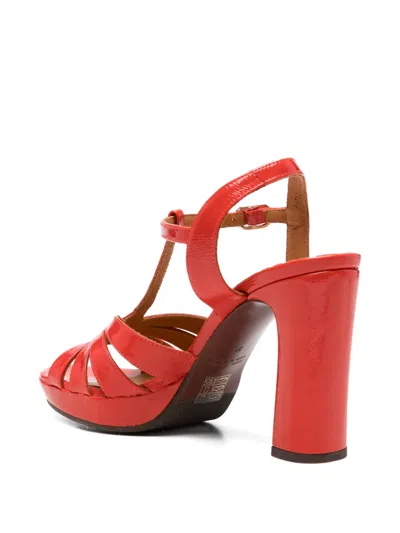 Chie Mihara Cafra Platform Sandals In Red