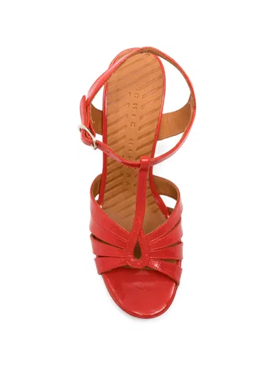 Chie Mihara Cafra Platform Sandals In Red