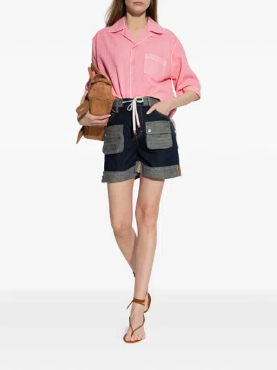 Dsquared2 Pocket Buttoned Shirt In Pink