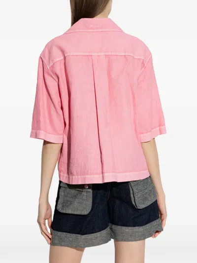 Dsquared2 Pocket Buttoned Shirt In Pink