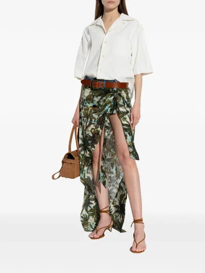 Dsquared2 Buttoned Shirt In White