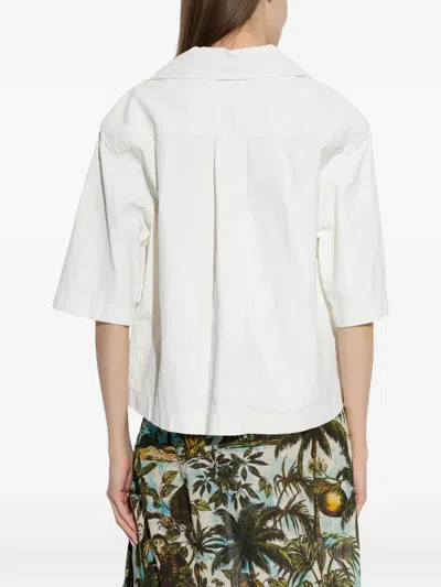 Dsquared2 Buttoned Shirt In White