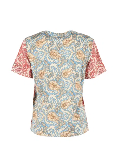 Weekend Max Mara Patterned T-shirt In Pink