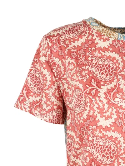 Weekend Max Mara Patterned T-shirt In Pink