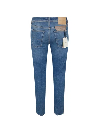 Jacob Cohen Buttoned Regular Jeans In Blue