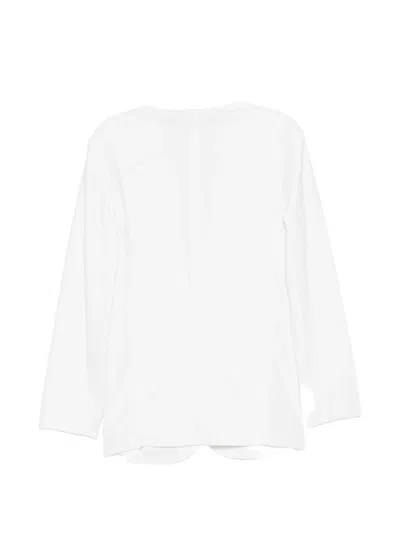 Norma Kamali Oversized Single-breasted Blazer Jacket In White