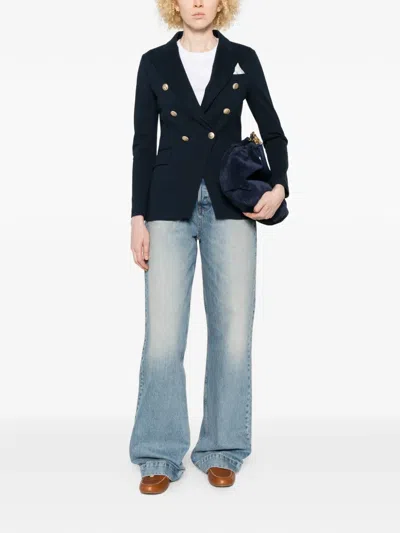 Circolo 1901 Double-breasted Blazer In Blue