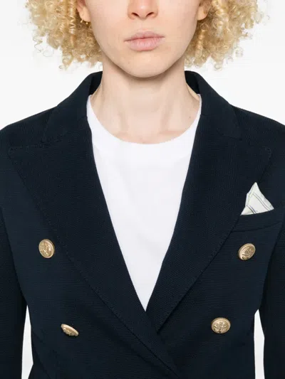 Circolo 1901 Double-breasted Blazer In Blue
