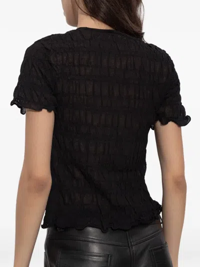 By Malene Birger Ella Crew-neck Top In Black