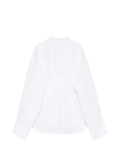 Closed Buttoned Shirt In White