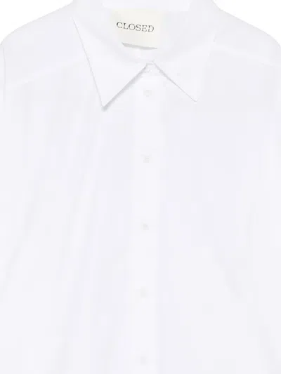 Closed Buttoned Shirt In White