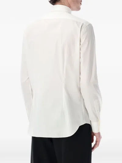 Xacus Tailor Button-up Plain Shirt In White