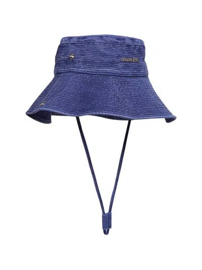 Jacquemus Adjustable Hat In Blue