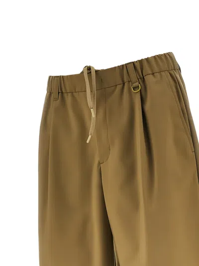 Herno Bermuda Drawstring Shorts In Brown