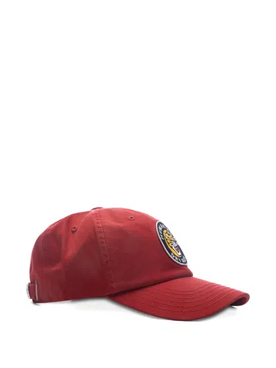 Human Made Twill Panel Cap In Red