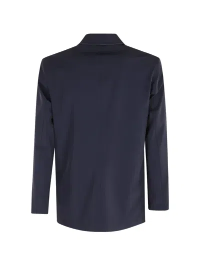 Kired Reversible Flap-pocket Jacket In Blue