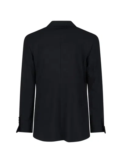 Tom Ford Single Breasted Blazer Notch Lapel Cuffs In Black