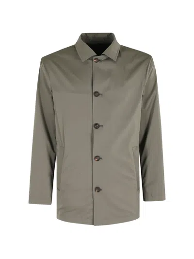 Kired Reversible Flap-pocket Jacket In Blue