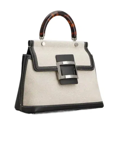 Roger Vivier Viv' Cabas Bag In Canvas