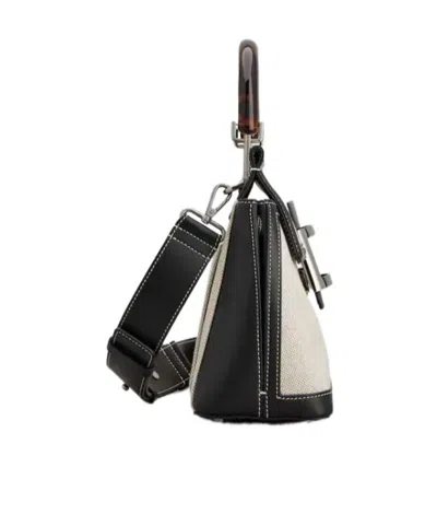 Roger Vivier Viv' Cabas Bag In Canvas