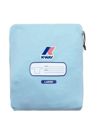 K-way Leonide Logo T-shirt In Blue