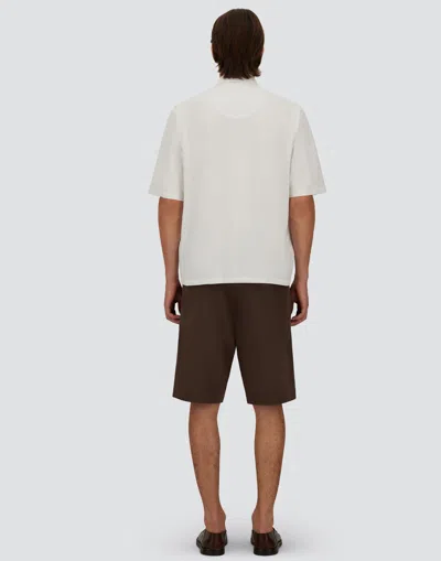 Herno Seer-crease Shirt In White