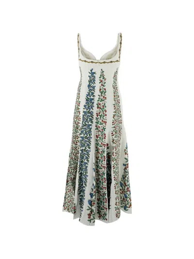 Farm Rio Fruit Beauty Maxi Dress Fruit Beauty Off-white In Multi