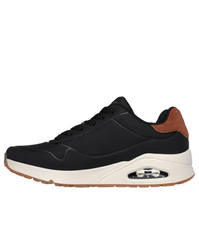 Skechers Street Uno Suited On Air Sneaker In Black