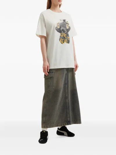 Izzue Graphic T-shirt In Yellow